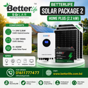 BetterLife Solar Package 2 – Home Plus (2.2kW)